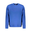 Blue Cotton Men Sweater