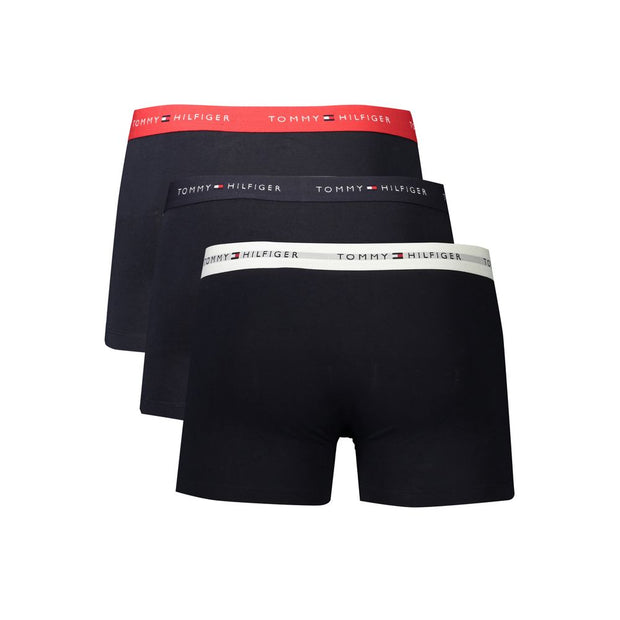 Blue Cotton Men Boxer