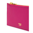 Fuchsia Leather Cardholder