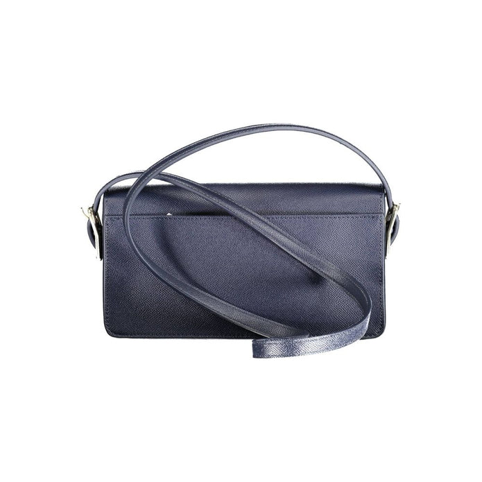 Blue Polyethylene Women Handbag