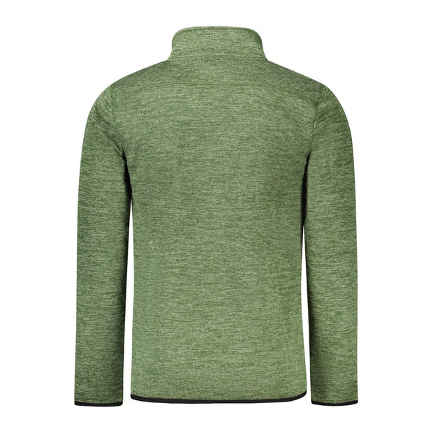 Green Polyester Men Jacket