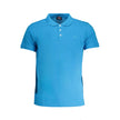 Blue Cotton Polo Shirt