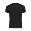 Black Cotton Men T-Shirt