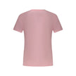 Pink Cotton Women T-Shirt