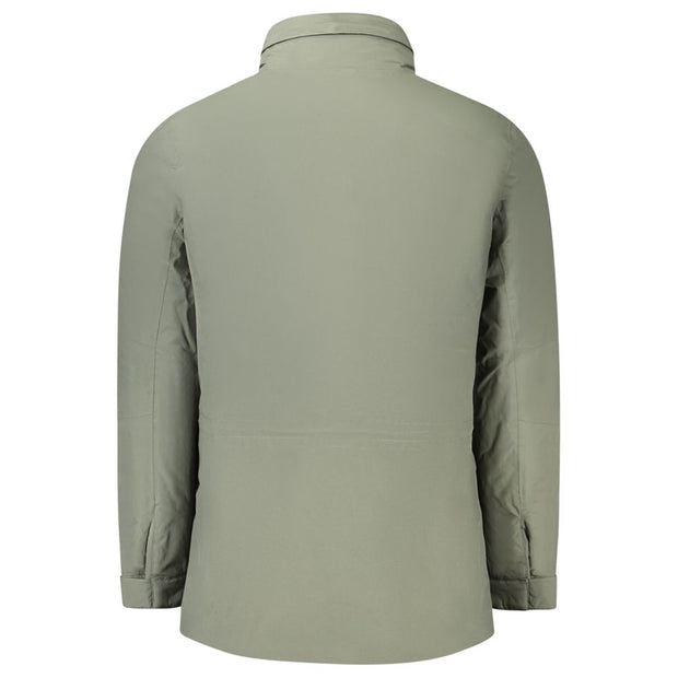 Green Polyamide Men Jacket