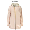 Beige Nylon Women Jacket