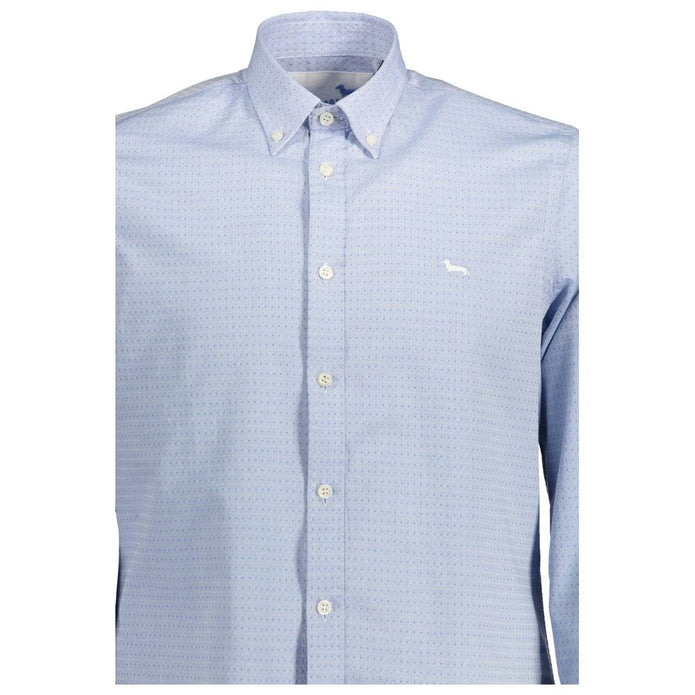 Light Blue Cotton Men Shirt