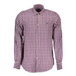 Purple Cotton Men Shirt