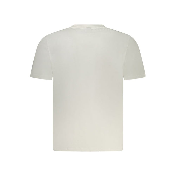 White Cotton Men T-Shirt