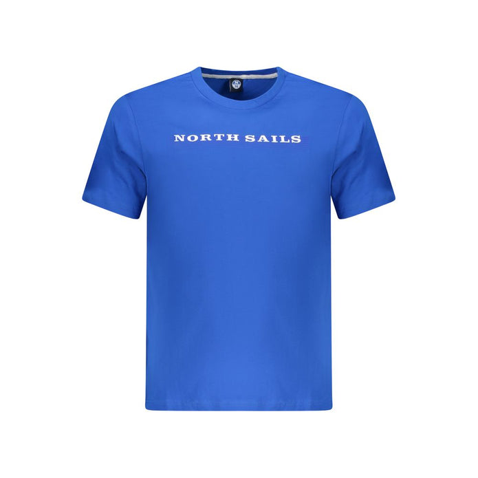 Blue Cotton Men TShirt