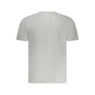 Gray Cotton Men T-Shirt