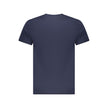 Blue Cotton Men T-Shirt