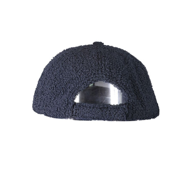 Blue Polyester Men Cap