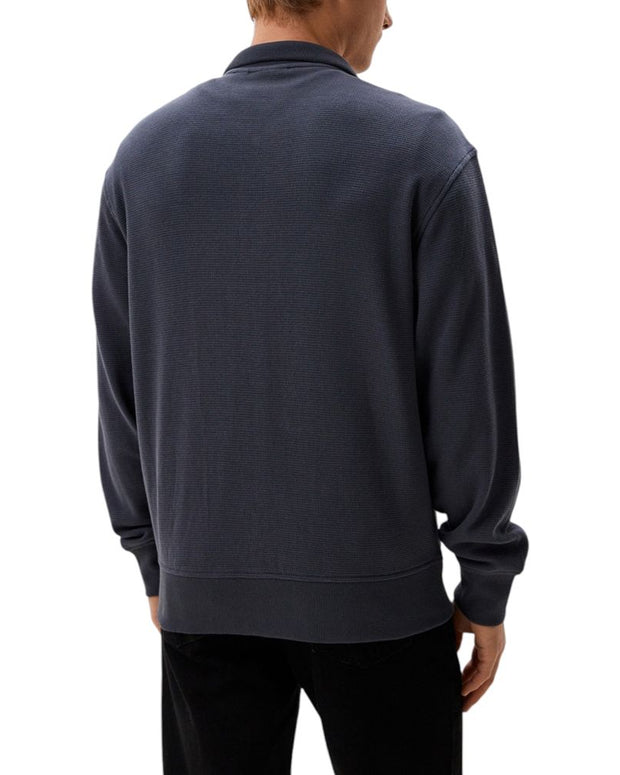 Gray Recycled Cotton Cardigan