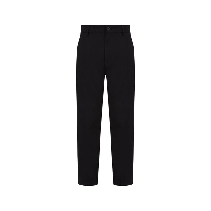 Black Cotton Rigenerato Jeans & Pant