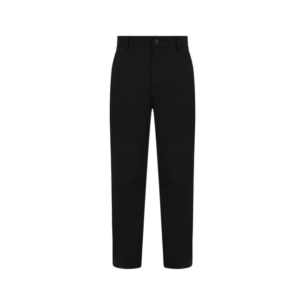 Black Cotton Rigenerato Jeans & Pant