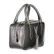 Silver Polyethylene Women Handbag