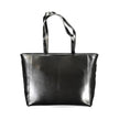 Black Polyethylene Women Handbag