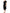 Black Viscose Short Sleeves Sheath Midi Dress