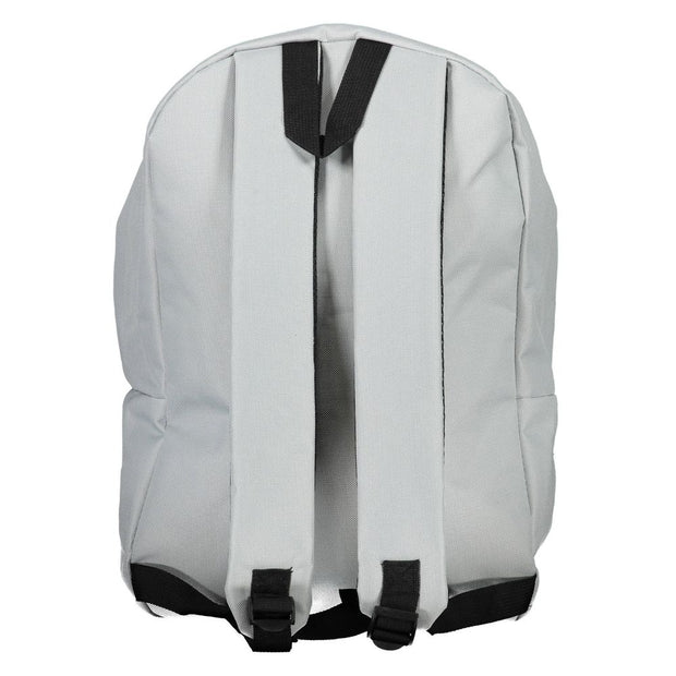 Gray Polyester Backpack