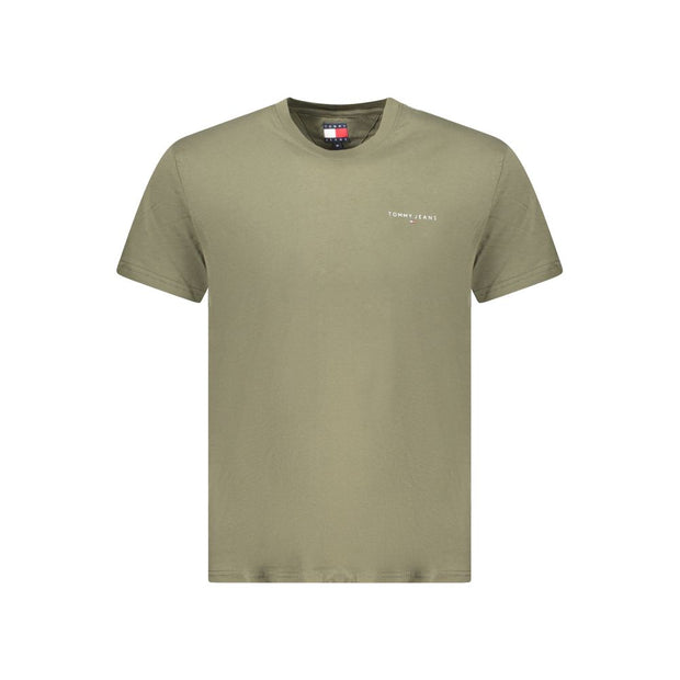 Green Cotton Men TShirt