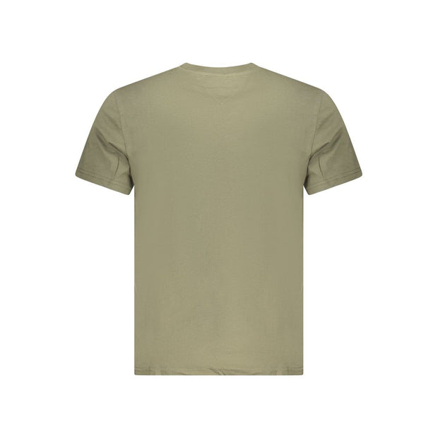 Green Cotton Men TShirt