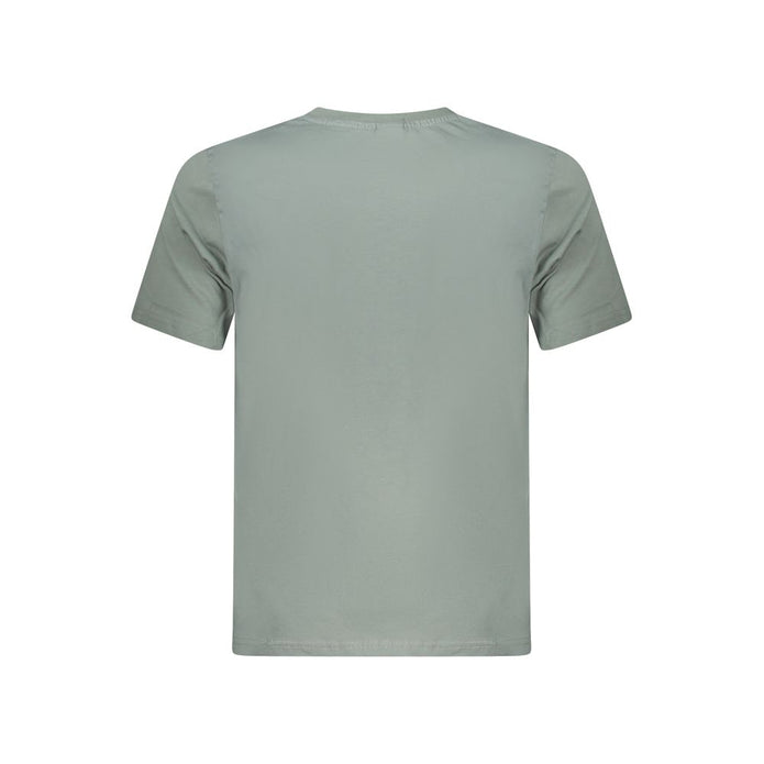 Green Cotton Men T-Shirt