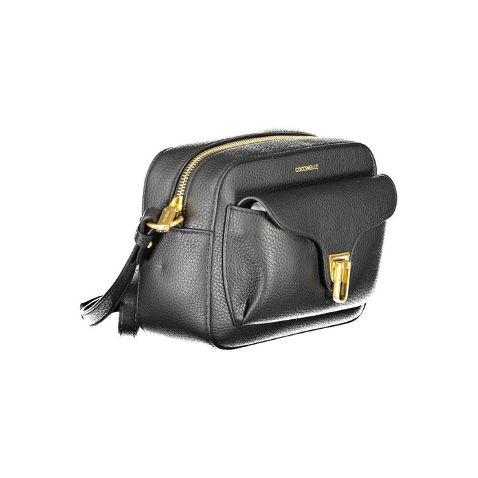 Black Leather Women Handbag