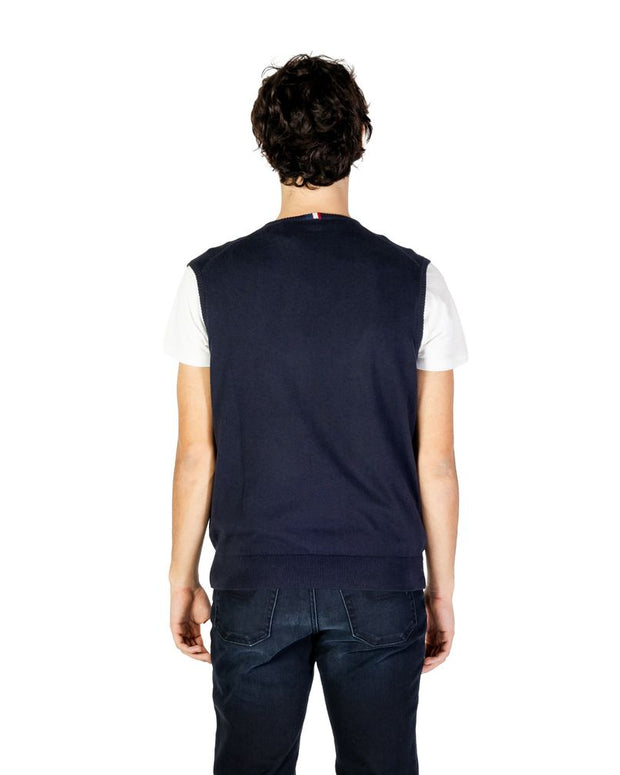 Blue Cotton Waistcoat
