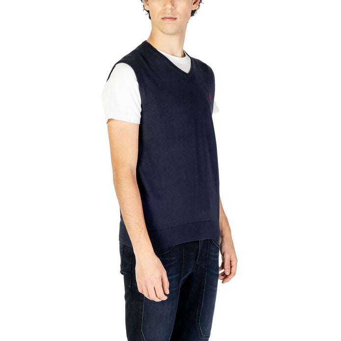 Blue Cotton Vest