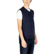 Blue Cotton Vest