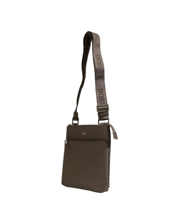 Green Leather Messenger Bag