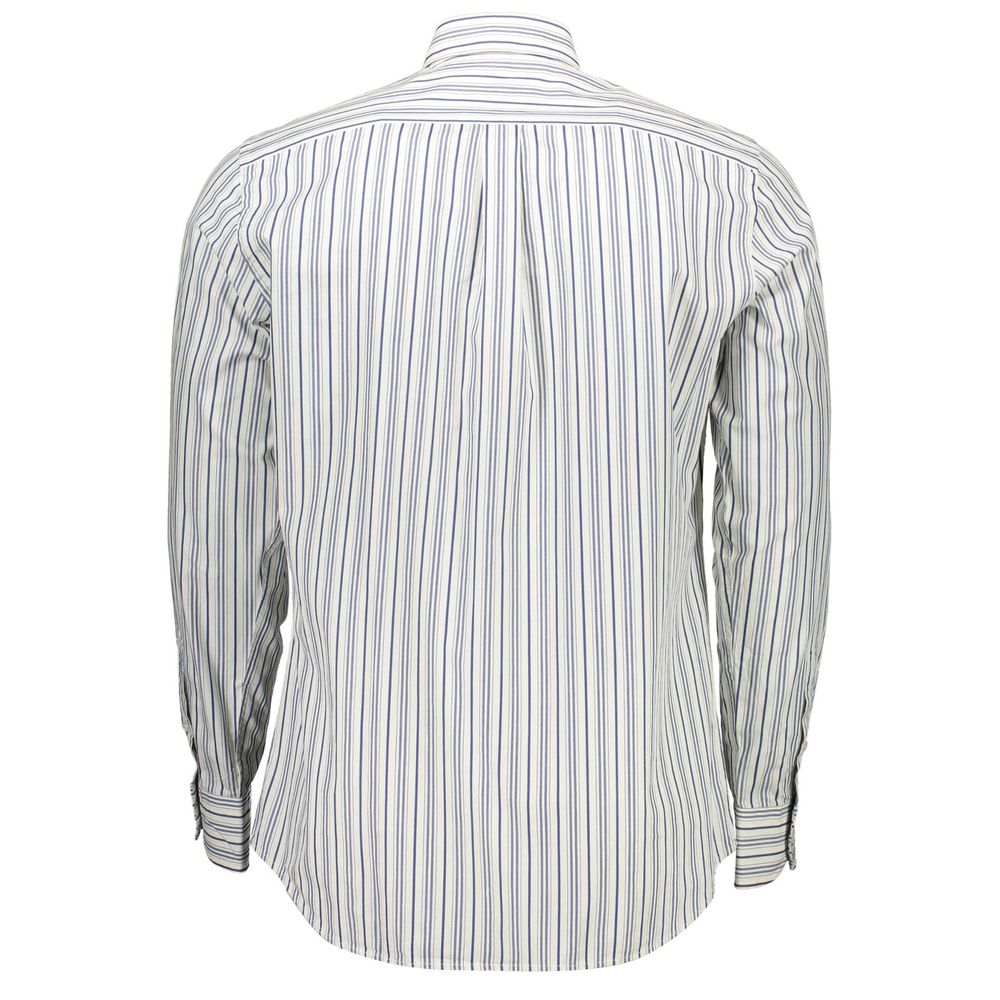 White Cotton Men Shirt