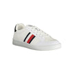 White Polyester Men Sneaker