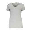 Gray Cotton Women T-Shirt