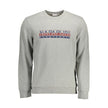 Gray Cotton Men Sweater