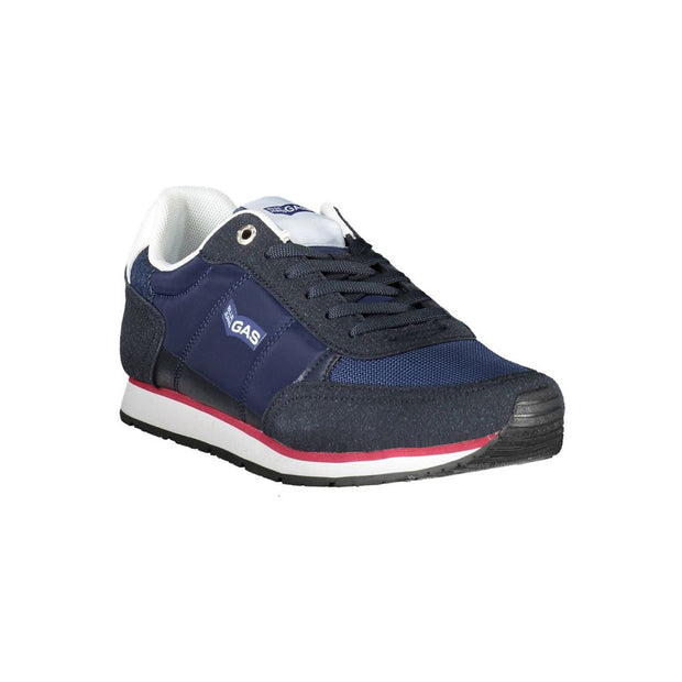 Blue Polyester Sneaker