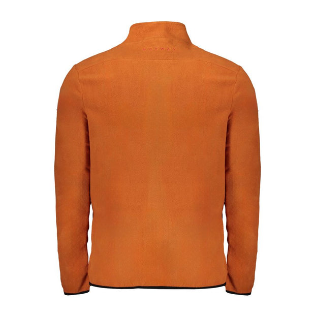 Brown Polyester Men Sweater