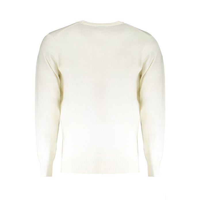 White Wool Mens Sweater