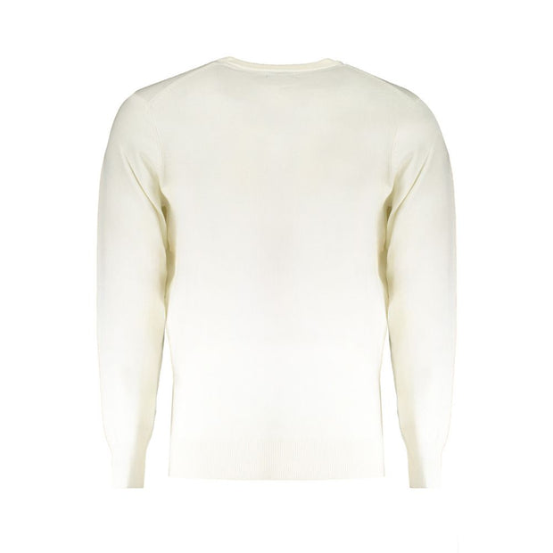 White Wool Mens Sweater