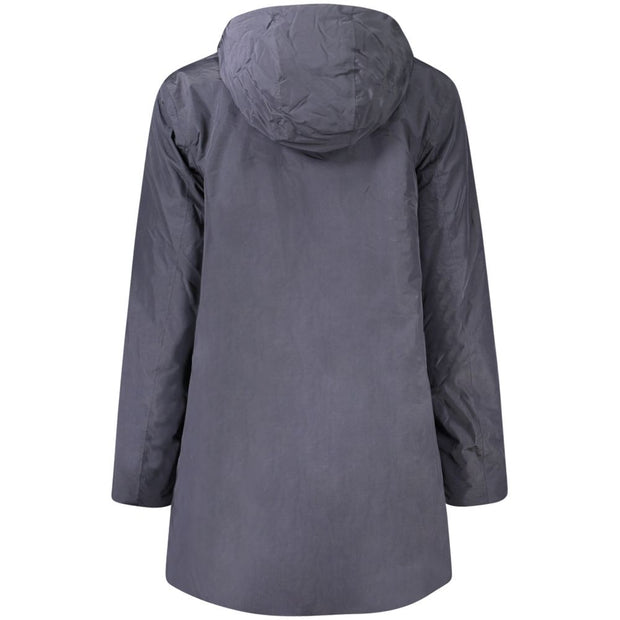 Blue Polyamide Women Jacket