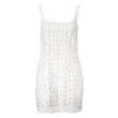 White Polyester Women Dress