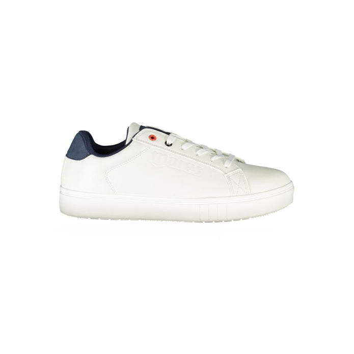 White Polyester Sneaker