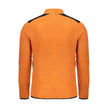 Orange Polyester Men Sweater