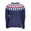 Blue Wool Men Sweater