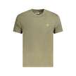 Green Cotton Men T-Shirt