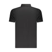 Black Cotton Men Polo Shirt