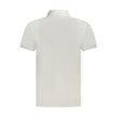 White Cotton Men Polo Shirt