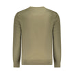 Green Cotton Men Sweater