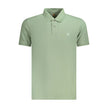 Green Cotton Mens Polo Shirt